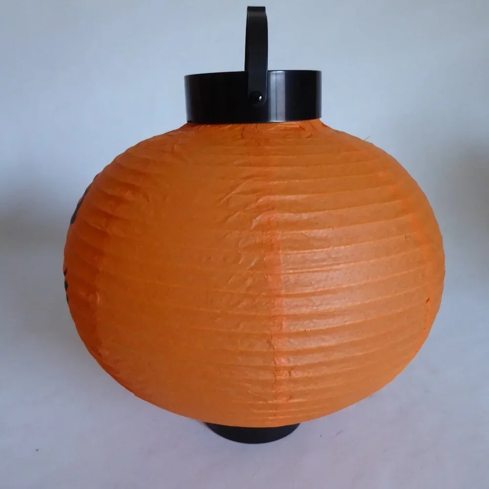 NEW BOSTON WAREHOUSE HALLOWEEN PUMPKIN PAPER BATTERY POWERED LANTERNS (LOT OF 5) - Picture 5 of 15
